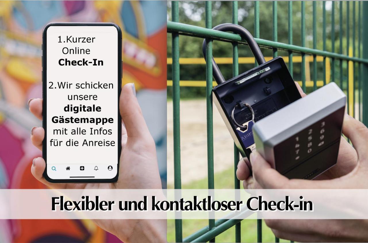 Grossraum-Apartments Mit 2Sz, Wz, Kueche, Smart-Tv, Parken, Etc エアフルト エクステリア 写真