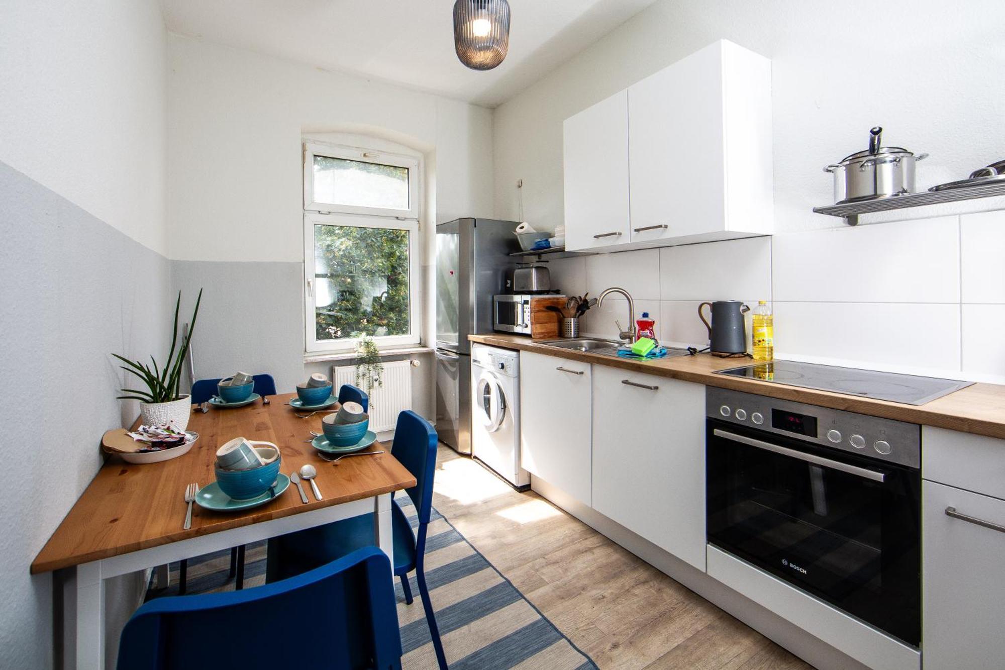 Grossraum-Apartments Mit 2Sz, Wz, Kueche, Smart-Tv, Parken, Etc エアフルト エクステリア 写真