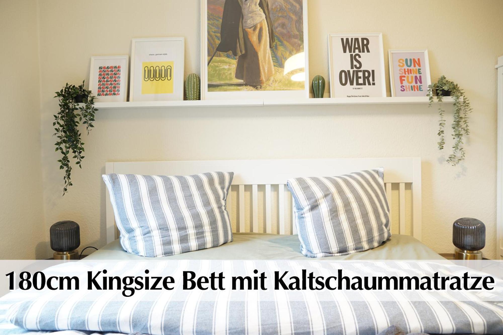 Grossraum-Apartments Mit 2Sz, Wz, Kueche, Smart-Tv, Parken, Etc エアフルト 部屋 写真