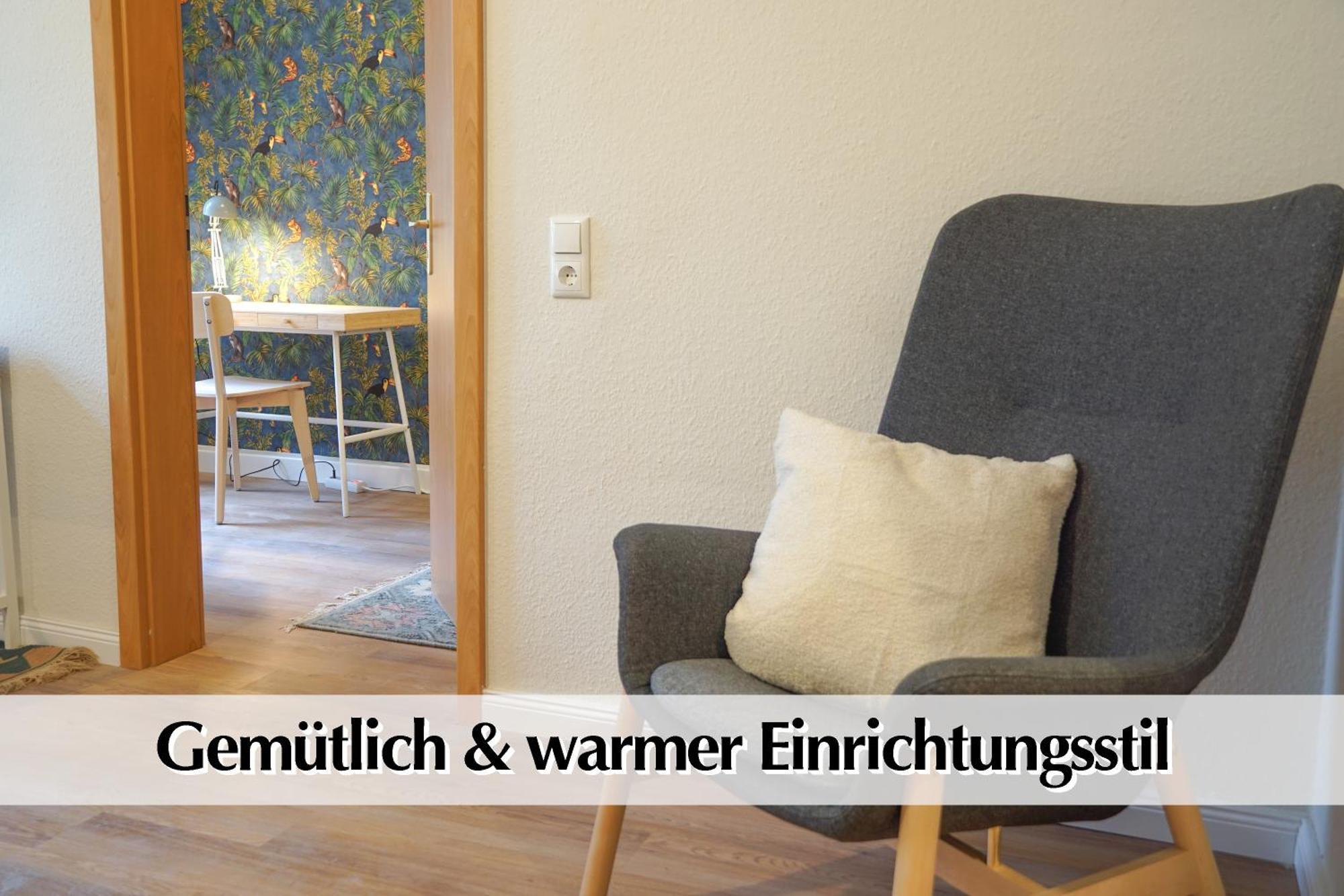Grossraum-Apartments Mit 2Sz, Wz, Kueche, Smart-Tv, Parken, Etc エアフルト 部屋 写真